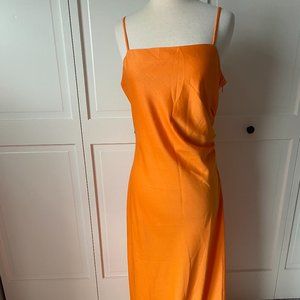 Satin Midi Dress- Vici Collection